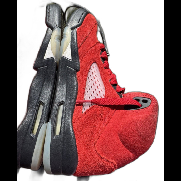 Air Jordan 5 GS Raging Bulls 440888-600 Size 5Y Gently Used - Picture 9 of 12